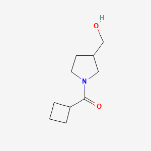 molecular formula C10H17NO2 B1491420 (1-Cyclobutanecarbonylpyrrolidin-3-yl)methanol CAS No. 1250500-18-5
