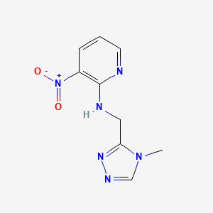 n-((4-Methyl-4h-1,2,4-triazol-3-yl)methyl)-3-nitropyridin-2-amine