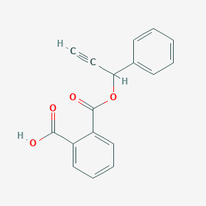 molecular formula C17H12O4 B14914204 2-{[(1-Phenylprop-2-yn-1-yl)oxy]carbonyl}benzoic acid 