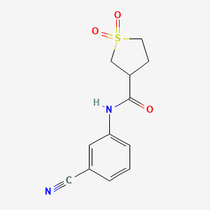 n-(3-Cyanophenyl)tetrahydrothiophene-3-carboxamide 1,1-dioxide