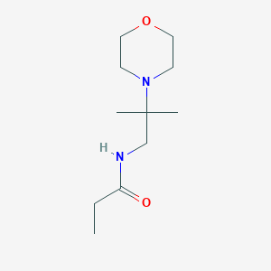 n-(2-Methyl-2-morpholinopropyl)propionamide