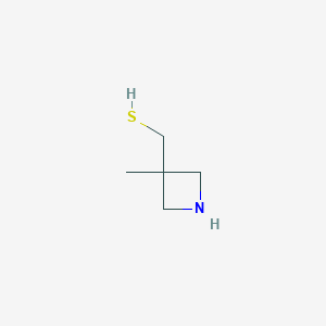 molecular formula C5H11NS B14914252 (3-Methylazetidin-3-yl)methanethiol 