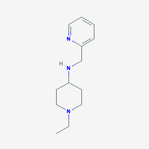 molecular formula C13H21N3 B14914254 1-ethyl-N-(pyridin-2-ylmethyl)piperidin-4-amine 