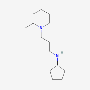 n-(3-(2-Methylpiperidin-1-yl)propyl)cyclopentanamine