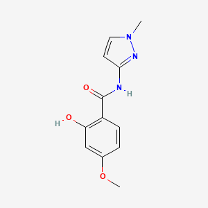 2-hydroxy-4-methoxy-N-(1-methyl-1H-pyrazol-3-yl)benzamide