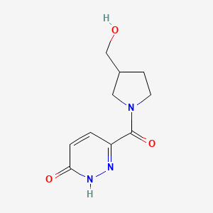 6-[3-(Hydroxymethyl)pyrrolidine-1-carbonyl]-2,3-dihydropyridazin-3-one