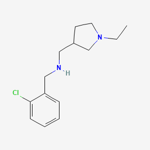 n-(2-Chlorobenzyl)-1-(1-ethylpyrrolidin-3-yl)methanamine