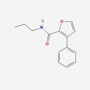 3-phenyl-N-propylfuran-2-carboxamide