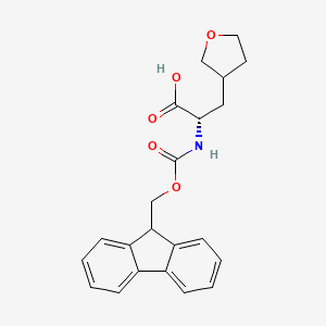 (2S)-2-((((9H-Fluoren-9-yl)methoxy)carbonyl)amino)-3-(tetrahydrofuran-3-yl)propanoic acid