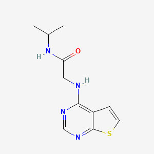 n-Isopropyl-2-(thieno[2,3-d]pyrimidin-4-ylamino)acetamide