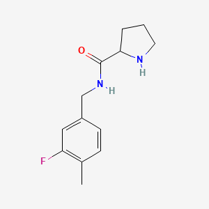 n-(3-Fluoro-4-methylbenzyl)pyrrolidine-2-carboxamide