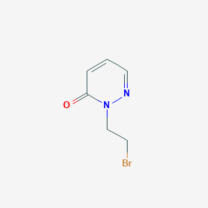 molecular formula C6H7BrN2O B1491439 2-(2-Bromoethyl)-2,3-dihydropyridazin-3-one CAS No. 83675-79-0