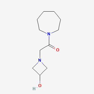 1-(Azepan-1-yl)-2-(3-hydroxyazetidin-1-yl)ethan-1-one
