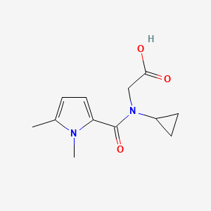 n-Cyclopropyl-n-(1,5-dimethyl-1h-pyrrole-2-carbonyl)glycine