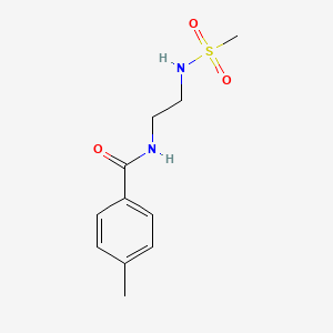 4-Methyl-N-(2-(methylsulfonamido)ethyl)benzamide