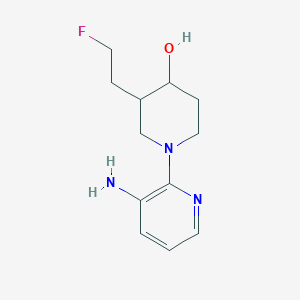 1-(3-Aminopyridin-2-yl)-3-(2-fluoroethyl)piperidin-4-ol