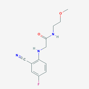 2-((2-Cyano-4-fluorophenyl)amino)-n-(2-methoxyethyl)acetamide