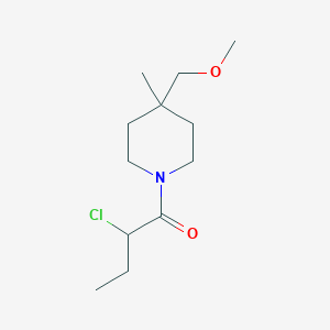2-Chloro-1-(4-(methoxymethyl)-4-methylpiperidin-1-yl)butan-1-one