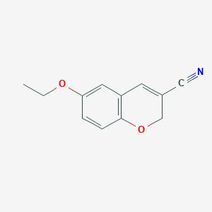 molecular formula C12H11NO2 B14914570 6-ethoxy-2H-chromene-3-carbonitrile 