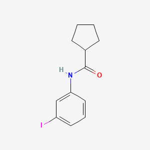 molecular formula C12H14INO B14914583 N-(3-iodophenyl)cyclopentanecarboxamide 