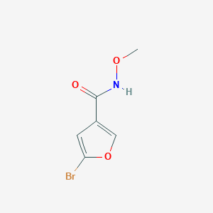 molecular formula C6H6BrNO3 B14914594 5-bromo-N-methoxyfuran-3-carboxamide 