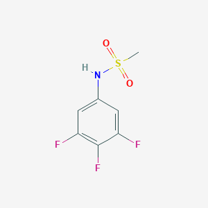 molecular formula C7H6F3NO2S B14914609 N-(3,4,5-trifluorophenyl)methanesulfonamide 