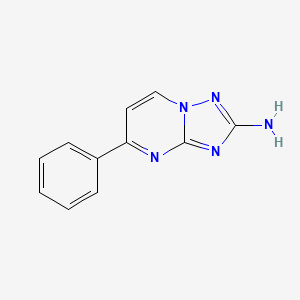 molecular formula C11H9N5 B14914618 5-Phenyl-[1,2,4]triazolo[1,5-a]pyrimidin-2-amine 