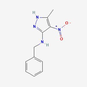 N-benzyl-3-methyl-4-nitro-1H-pyrazol-5-amine