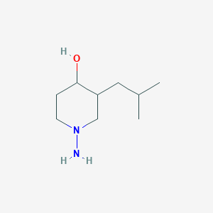 1-Amino-3-isobutylpiperidin-4-ol