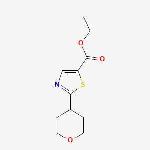 Ethyl 2-(tetrahydro-2H-pyran-4-yl)thiazole-5-carboxylate