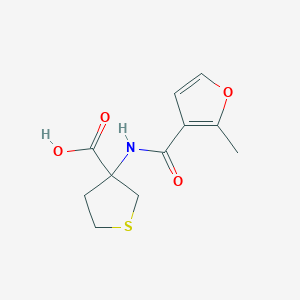 3-(2-Methylfuran-3-carboxamido)tetrahydrothiophene-3-carboxylic acid