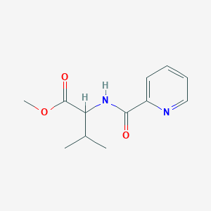 molecular formula C12H16N2O3 B14914707 Methyl picolinoylvalinate 