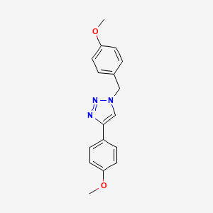 molecular formula C17H17N3O2 B14914719 1-(4-Methoxybenzyl)-4-(4-methoxyphenyl)-1H-1,2,3-triazole 