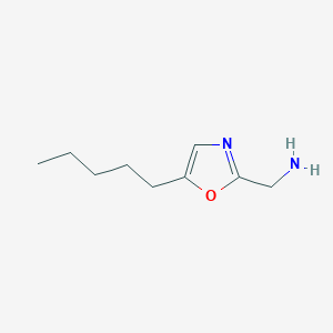 molecular formula C9H16N2O B14914779 (5-Pentyloxazol-2-yl)methanamine 