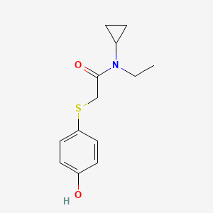 n-Cyclopropyl-N-ethyl-2-((4-hydroxyphenyl)thio)acetamide