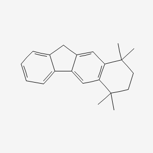 molecular formula C21H24 B14914788 6,6,9,9-Tetramethyl-7,8,9,11-tetrahydro-6H-benzo[b]fluorene 