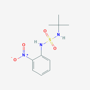 molecular formula C10H15N3O4S B14914803 N-(tert-Butyl)-N'-(2-nitrophenyl)sulfamide 