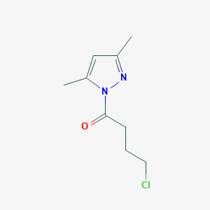 4-chloro-1-(3,5-dimethyl-1H-pyrazol-1-yl)butan-1-one