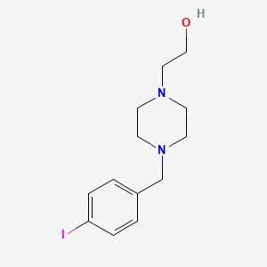 molecular formula C13H19IN2O B14914815 2-(4-(4-Iodobenzyl)piperazin-1-yl)ethan-1-ol 