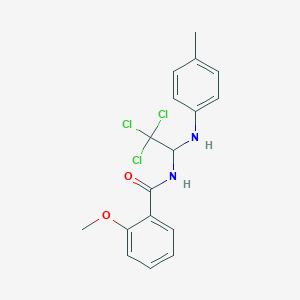 2-methoxy-N-{2,2,2-trichloro-1-[(4-methylphenyl)amino]ethyl}benzamide