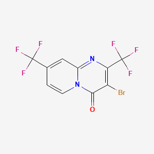 3-Bromo-2,8-bis(trifluoromethyl)-4H-pyrido[1,2-a]pyrimidin-4-one