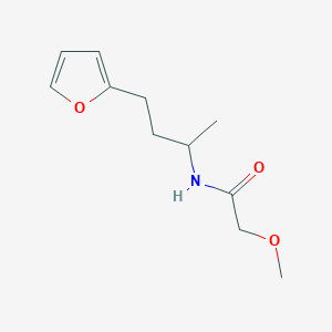 n-(4-(Furan-2-yl)butan-2-yl)-2-methoxyacetamide