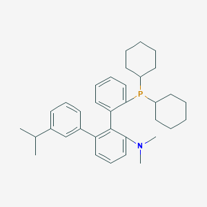 2-(2-dicyclohexylphosphanylphenyl)-N,N-dimethyl-3-(3-propan-2-ylphenyl)aniline