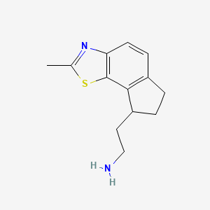 2-(2-Methyl-7,8-dihydro-6H-indeno[5,4-d]thiazol-8-yl)ethanamine