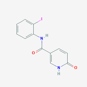 molecular formula C12H9IN2O2 B14914918 N-(2-iodophenyl)-6-oxo-1,6-dihydropyridine-3-carboxamide 