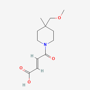(E)-4-(4-(methoxymethyl)-4-methylpiperidin-1-yl)-4-oxobut-2-enoic acid