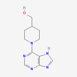 (1-(7h-Purin-6-yl)piperidin-4-yl)methanol