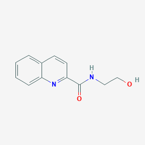 molecular formula C12H12N2O2 B14914968 N-(2-hydroxyethyl)quinoline-2-carboxamide 