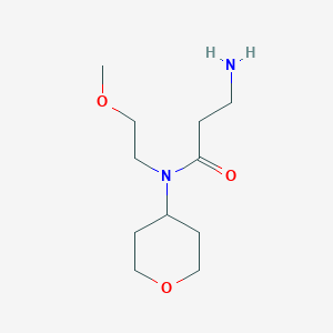 3-amino-N-(2-methoxyethyl)-N-(tetrahydro-2H-pyran-4-yl)propanamide