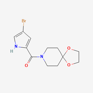 (4-Bromo-1h-pyrrol-2-yl)(1,4-dioxa-8-azaspiro[4.5]decan-8-yl)methanone